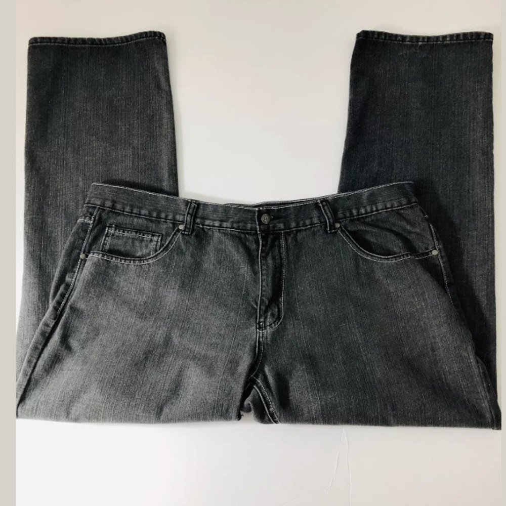 LU Linea Uomo Mens Jeans Size 42W X 34” Gray